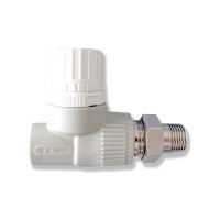 Вентиль радіаторний PPR Ekoplastik термостатичний 20х1/2