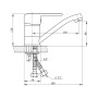 Змішувач для кухні SW G-Ferro Hansberg 002М