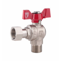 Кран кульовий з накидною гайкою SD Forte 1/2