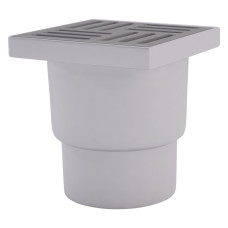 Трап ANI Plast TA1212 вертикальний з нержавіючою решіткою 150х150