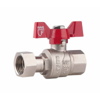 Кран кульовий з накидною гайкою SD Forte 3/4