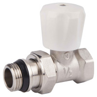 Кран радіаторний прямий SD Forte Classiс з антипротіканням 1/2