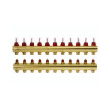 Коллектор с расходомерами Danfoss FHF на 11 выходов (088U0531)