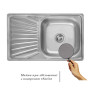 Кухонна мийка Imperial 7848 Satin (IMP7848SAT)