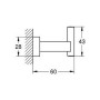 Крючок Grohe Essentials Cube 40511001