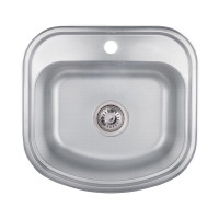 Кухонна мийка Lidz 4749 Decor 0,8 мм (LIDZ4749DEC)