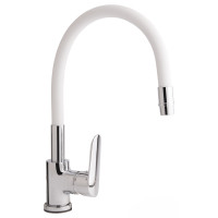 Змішувач для кухні з рефлекторним виливом Qtap Linea CRW 007F