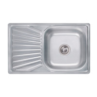 Кухонна мийка Lidz 7848 Decor 0,8 мм (LIDZ7848DEC)