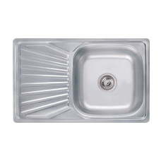 Кухонна мийка Lidz 7848 Decor 0,8 мм (LIDZ7848DEC)
