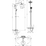 Душова система Hansgrohe Croma Showerpipe 220 27223000