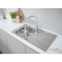 Набор Grohe мойка кухонная K400 31570SD0 + смеситель Concetto 32663001