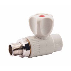 Кран кульовий радіаторний PPR Alfa Plast 20 прямий