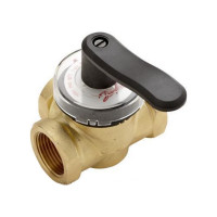 Клапан латунний триходовий поворотний Danfoss HFE3 3/4