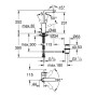 Змішувач для раковини Grohe Lineare 23296001 L-Size