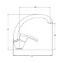 Змішувач для кухні Lidz (NKS) 20 38 008 03