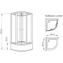 Душевой бокс Qtap SB8080.2 SAT