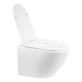 Унітаз підвісний Qtap Robin безобідковий з сідінням Slim Soft-close QT1333046ENRW
