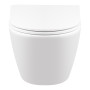 Унітаз підвісний Qtap Robin безобідковий з сідінням Slim Soft-close QT1333046ENRW