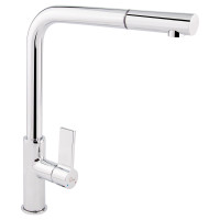 Змішувач для кухні з висувним виливом Qtap Iris CRM 007F