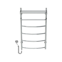 Сушарка рушників електрична Qtap Hotel (CRM) P6 500х700 LE з полицею