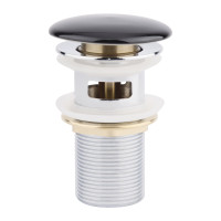 Донный клапан для раковины Qtap F009-1 BLA с переливом