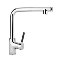 Змішувач для кухні з висувним виливом Qtap Inspai CRM 007F