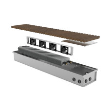 Конвектор внутрипольный Thermo Alliance 105х300х1500