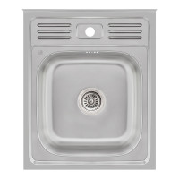 Кухонная мойка Lidz 6050 0,6 мм Satin (LIDZ605006SAT)