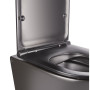 Унітаз підвісний Qtap Robin New безобідковий з сідінням Soft-close QT1333046ENRMB
