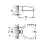 Крючок Grohe Selection 41049000