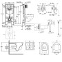 Комплект інсталяція Grohe Rapid SL 38827000 + унітаз з сидінням Qtap Swan QT16335178W + набір для гігієнічного душу зі змішувачем Grohe BauLoop 111042