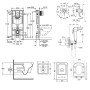 Комплект інсталяція Grohe Rapid SL 38827000 + унітаз з сидінням Qtap Crow QT05335170W + набір для гігієнічного душу зі змішувачем Grohe BauClassic 2904800S