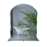 Зеркало Lidz 140.07.02 с полкой 432х575х100