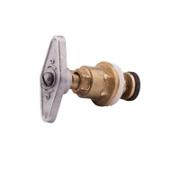 Кран букса латунна вентильна 1/2