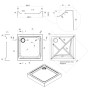 Душовий піддон Qtap Unisquare 308815