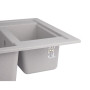 Кухонна мийка Lidz 615x500/200 GRA-09 (LIDZGRA09615500200)