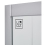 Душевая кабина Lidz Wieza SC80x80.SAT.HIGH.L Linie
