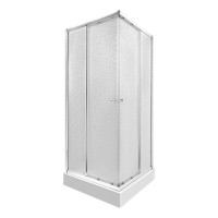 Набір Qtap душова кабіна Presto CRM1088SP5 Pear + піддон Unisquare 308815