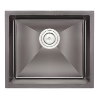 Кухонная мойка Qtap D4843BL Black 2.7/1.0 мм (QTD4843BLPVD2710)