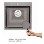 Кухонна мийка Qtap D5050BL Black 2.7/1.0 мм (QTD5050BLPVD10)
