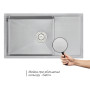 Кухонна мийка Qtap D7844 Satin 3.0/1.2 мм (QTD784412)