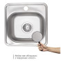 Кухонна мийка Lidz 3838 Decor 0,6 мм (LIDZ3838DEC06)