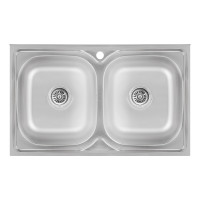 Кухонная мойка Lidz 5080 Satin 0,8 мм (LIDZ5080SAT8)