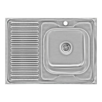 Кухонна мийка Lidz 6080-R Decor 0,6 мм (LIDZ6080RDEC06)