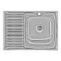 Кухонна мийка Lidz 6080-R Decor 0,6 мм (LIDZ6080RDEC06)