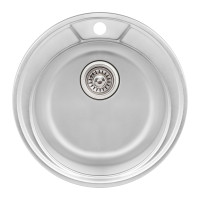 Кухонна мийка Qtap D490 Micro Decor 0,8 мм (QTD490MICDEC08)