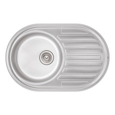 Кухонна мийка Qtap 7750 Micro Decor 0,8 мм (QT7750MICDEC08)