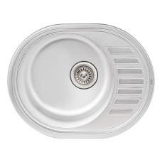 Кухонна мийка Qtap 5745 Micro Decor 0,8 мм (QT5745MICDEC08)