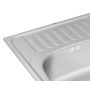 Кухонна мийка Qtap 6550 Satin 0,8 мм (QT6550SAT08)