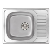 Кухонна мийка Qtap 6550 Micro Decor 0,8 мм (QT6550MICDEC08)